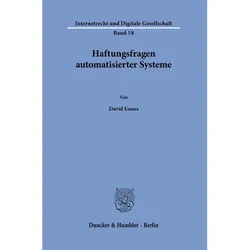 Haftungsfragen automatisierter Systeme, Fachbücher von David Essers