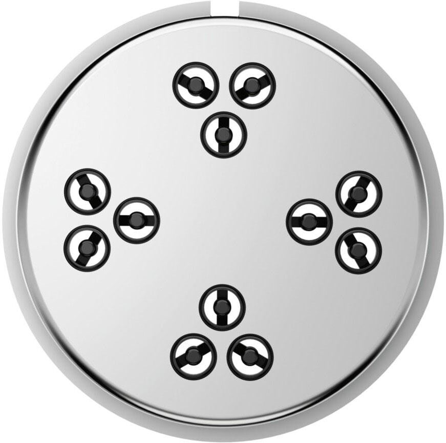 Bosch Pasta-Formscheiben "MUZ9PP2", silber (edelstahlfarben), Küchenmaschinen-Einsätze, Pasta-Formscheiben edelstahlfarben Einheitsgröße