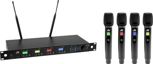 Omnitronic Funkmikrofon-Set UHF-604
