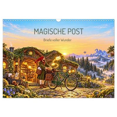 MAGISCHE POST - Briefe voller Wunder (Wandkalender 2027 DIN A3 quer), CALVENDO Monatskalender