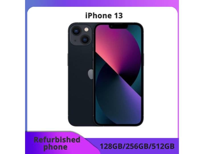 Refurbished phone Apple iPhone 13 6.1 Genuine Super Retina OLED 128/256GB ROM Face ID IOS 5G Mobile Phone excellent condition