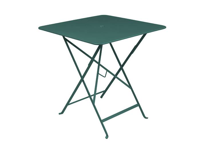 Fermob - Table carrée Bistro - Vert - Acier laqué - Designer Studio Fermob