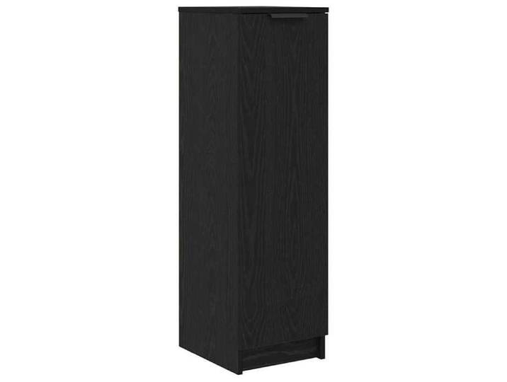 CLARENCE - NEW Meuble à chaussures - JILL'S - Armoire basse d'Intérieur en chêne noir de 29 5x35x100 5cm en bois d'ingénierie