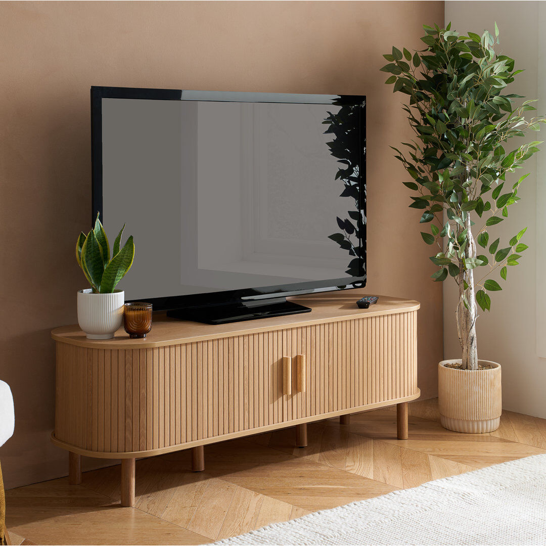 17 Stories Suire TV Stand for TVs up to 60" Oak 60"