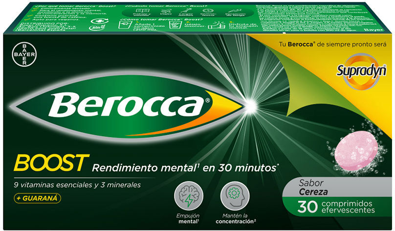 Berocca Boost comprimidos efervescentes 30 u