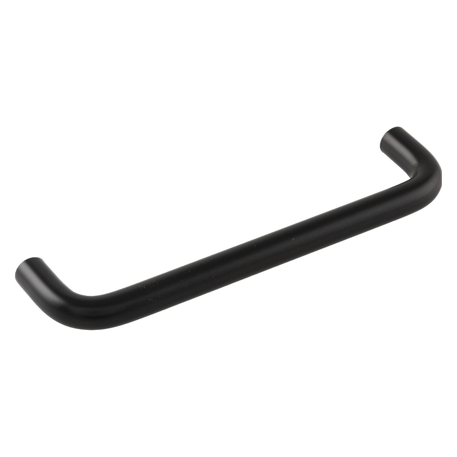 Hettich Griff Sulis ø 10 mm, LA 128 mm, Breite 138 mm, Stahl schwarz lackiert (42728501)