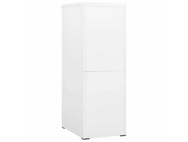 Meuble Rangement - HAOSHOP - Classeur Blanc 46x62x133 cm Acier&01_30030