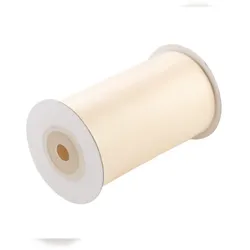 Creativery 100mm Satinband 10m Schleifenband Geschenkband Deko Breites Stoffband Champagner