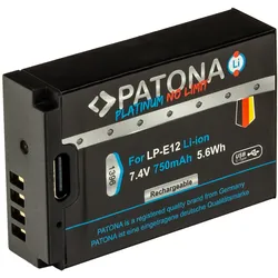 PATONA Platinum Akku für Canon LP-E12