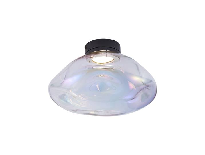 Plafonnier design noir avec verre arc-en-ciel - Gemma
