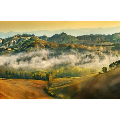 Fototapete PAPERMOON "Photo-Art KRZYSZTOF BROWKO, HERBST", bunt, B:4m L:2,6m, Vlies, Tapeten