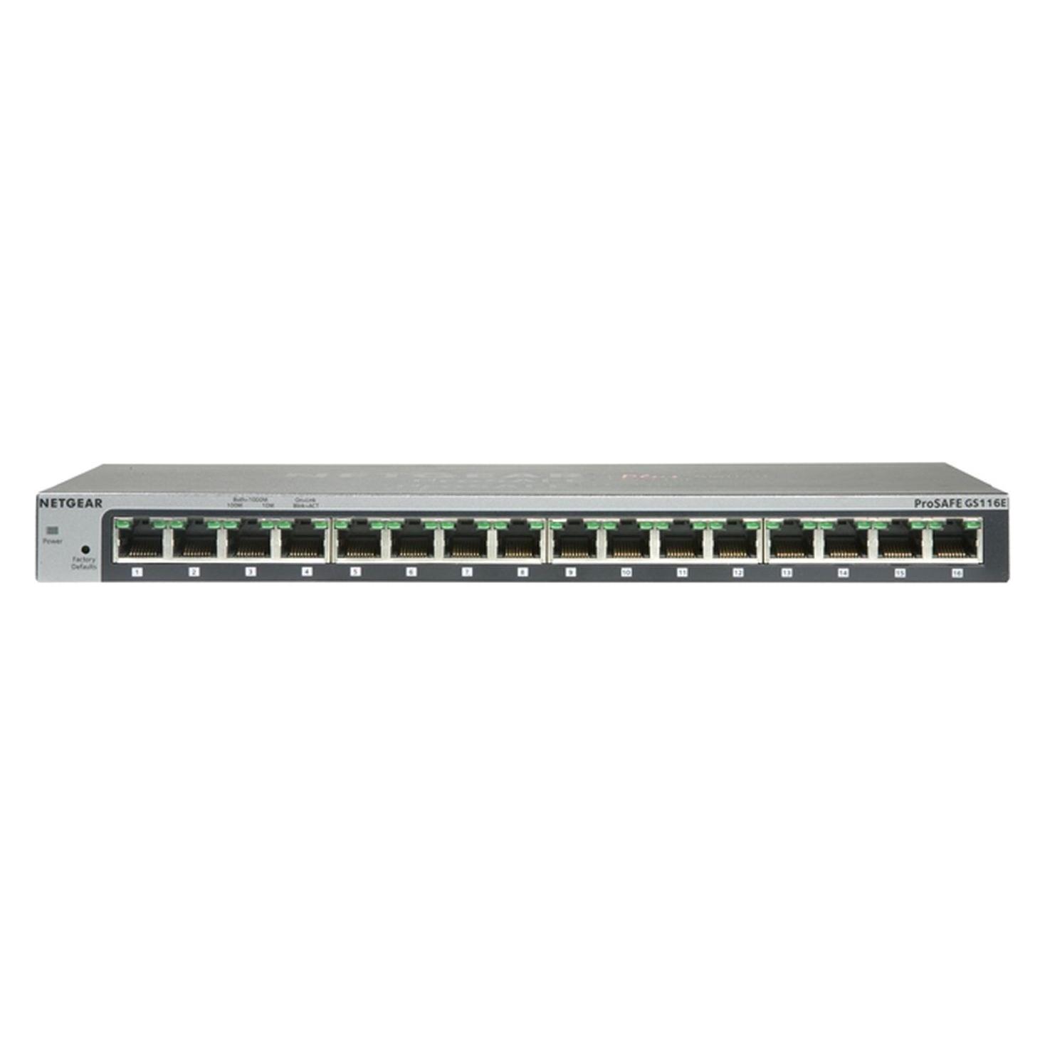 Netgear Gs116ge (16 Ports) (GS116GE)