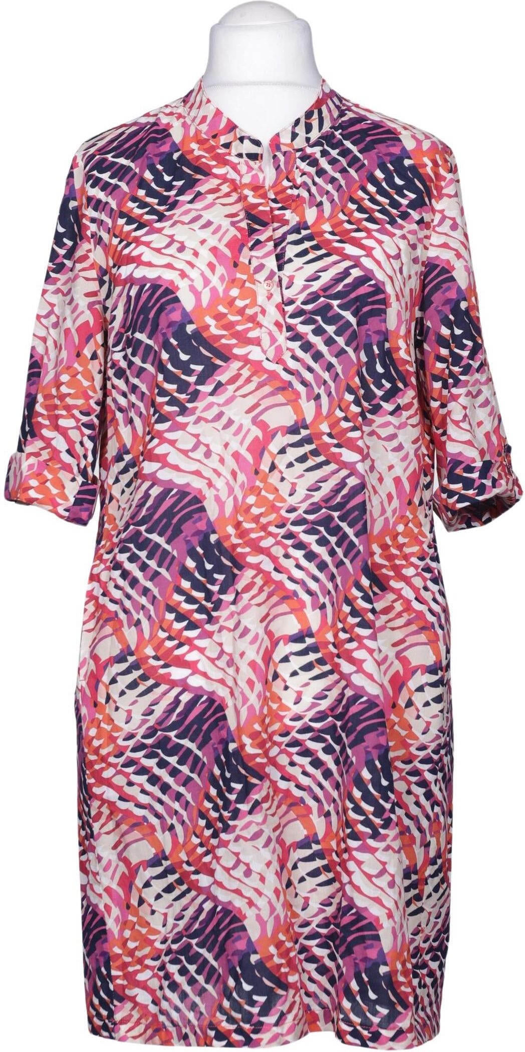 Robe Legere Damen Kleid, Mehrfarbig, Gr. EU 42, Baumwolle - Second Hand