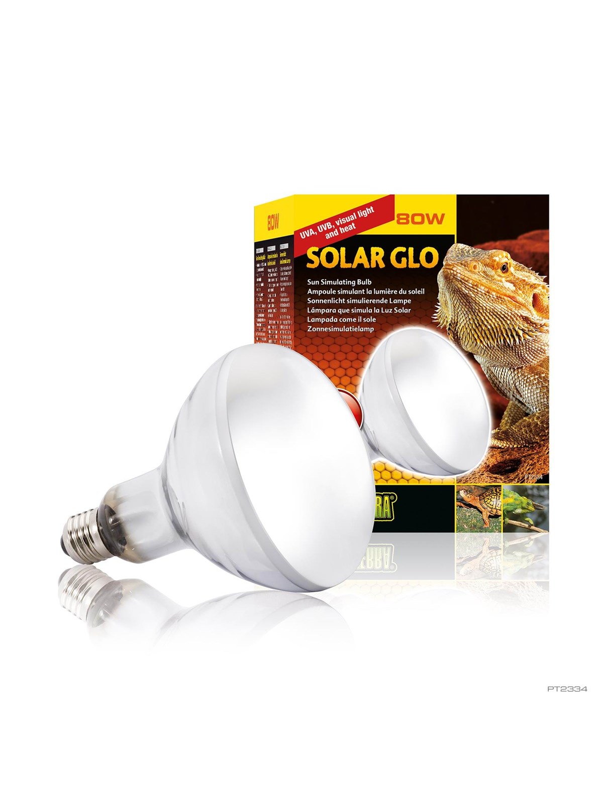 EXO TERRA Solar-Glo 80 watt. UVA, UVB, Infrarot