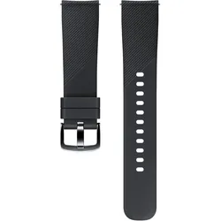 Samsung Band (20 mm, Silikon), Uhrenarmband, Schwarz
