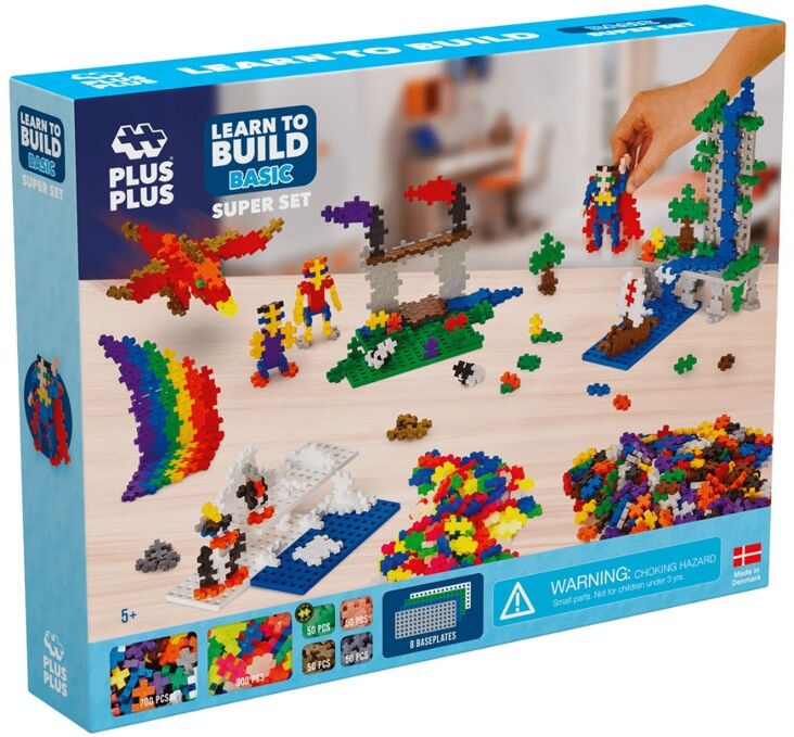Méga kit découverte Basic 1200 Pcs - Plus Plus