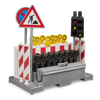 bruder 62009 Zubehör: Verkehrssicherungsset mit Ampeln