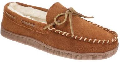 Minnetonka Pile Lined Hardsole - Mens 9 Brown Slipper W