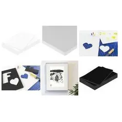 Kangaro foamboard - 50 x 70cm - 10mm - wit - doos van 10 stuks - K-0071-005