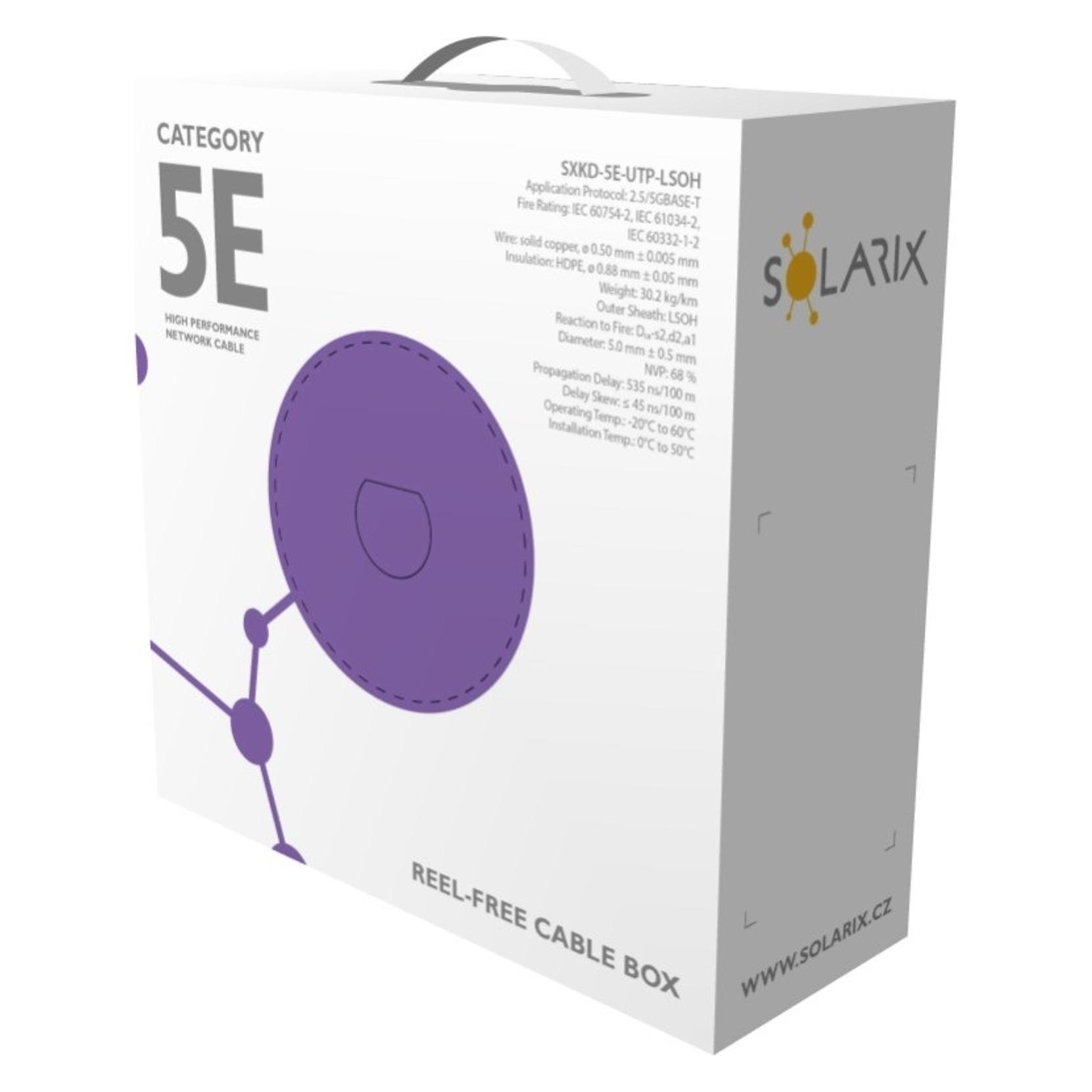 Solarix Netzwerkkabel (UTP, CAT5e, 100 m) (27724131)