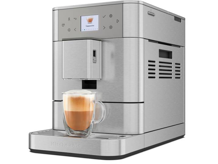 KITCHENAID Kaffeevollautomat 5KES8556ESX , grau (edelstahl), B:26cm H:36,3cm T:47,3cm, Kaffeevollautomaten, Kaffeevollautomat
