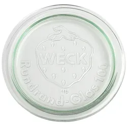 1001 Tables Weck-Deckel aus transparentem Glas - Ø10 x 1 cm - x50