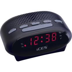 ICES ICR-210 Radiowecker UKW UKW Weckfunktion Schwarz ICR-210 black