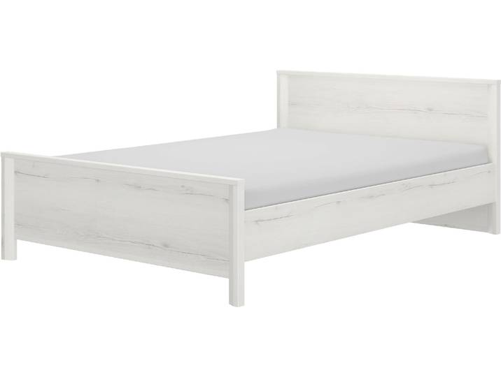 Kinderbett GAMI Bett Lugano , braun (eiche helvezia gebleicht, eiche helvezia gebleicht, eiche helvezia gebleicht), B:146cm H:80cm L:209cm, Betten, Kinderbett