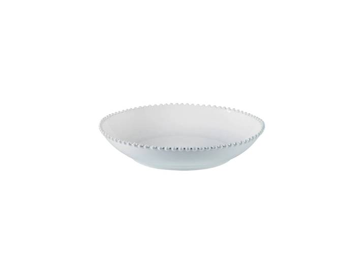 Handgefertigte Pasta-/Salatschüssel „Pearl“ Weiss Medium, Ø 34.1 cm, 2.9 Liter Costa Nova