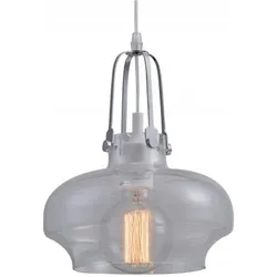 Platinet, Pendelleuchte, Pendant light pendant light ARTEMIS P150402L E27 GLASS + CLEAR 35x30 (44010) (E27)