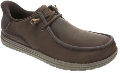 Skechers USA Slip-ins: Relaxed Fit: Melson - Mens 8.5 Brown Slip On Medium