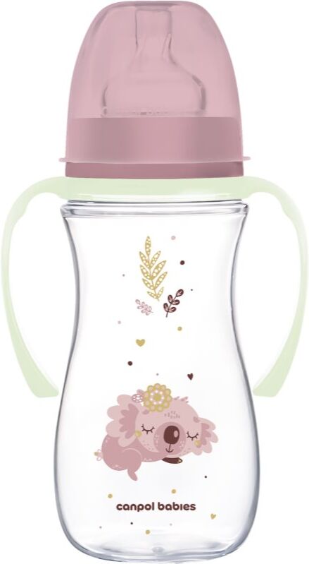 Canpol babies EasyStart Sleepy Koala 300 ml biberon 12 m+ Pink 1 pcs