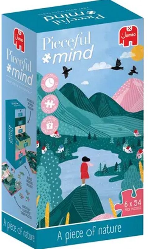 Jumbo Diset Puzzle 6 x 54 pcs Pieceful Mind : Take time for you - Jumbo
