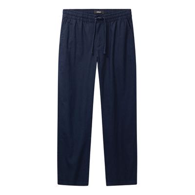 Trainingshose CLEAN CUT COPENHAGEN "Clean Cut Copenhagen Barcelona Luca Pants", Herren, Gr. XXL, US-Größen, blau (navy), 70% Baumwolle, 30% Leinen, unifarben, normal, Hosen Trainingshose