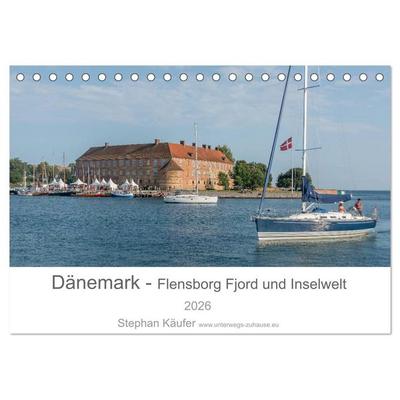 Dänemark - Flensborg Fjord und Inselwelt (Tischkalender 2026 DIN A5 quer), CALVENDO Monatskalender