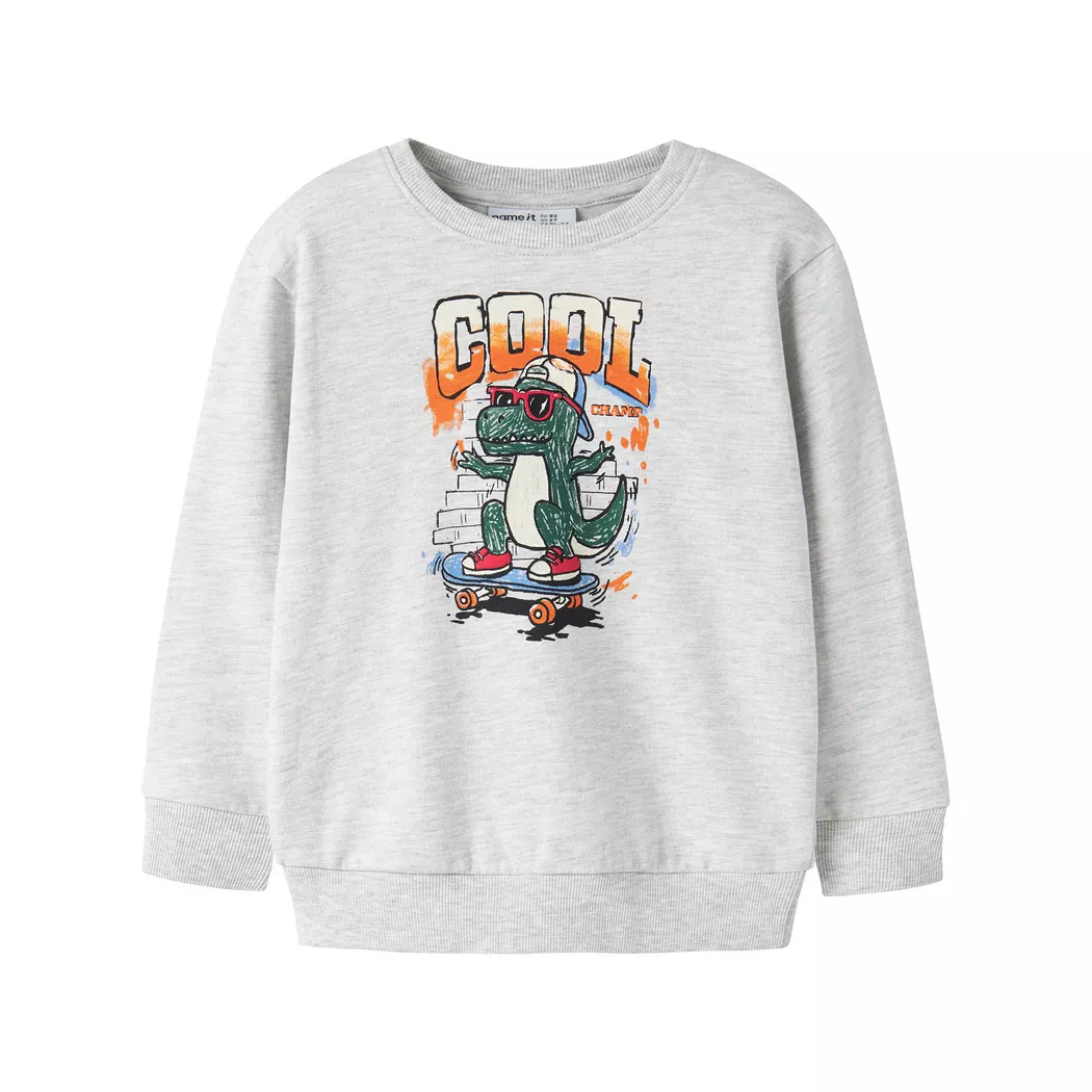 Name It - Sweatshirt, 92, Hellgrau
