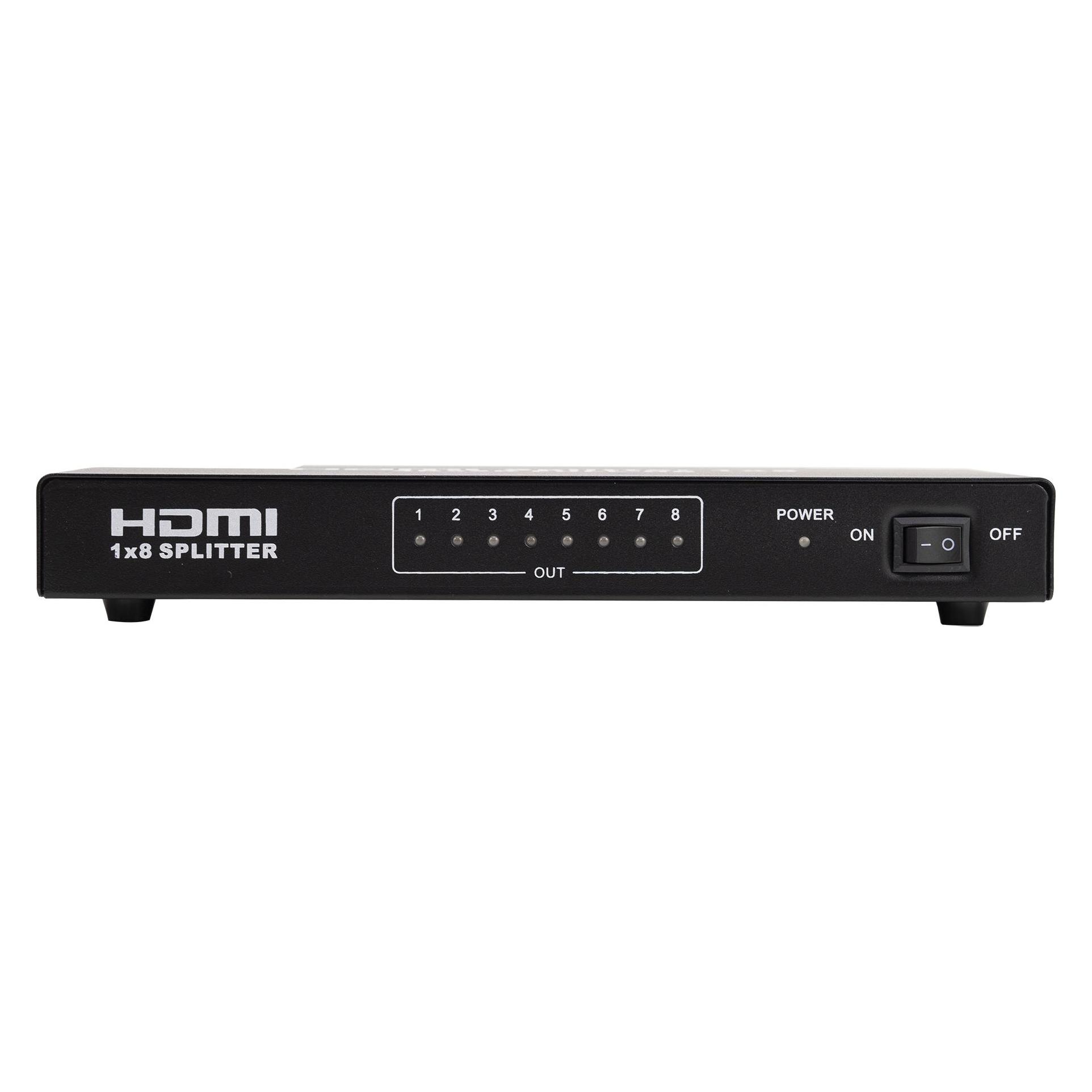 PNI Premium HDMI 1.4-Splitter mit 8 HDCP 4Kx2K-Anschlüssen (43698746)