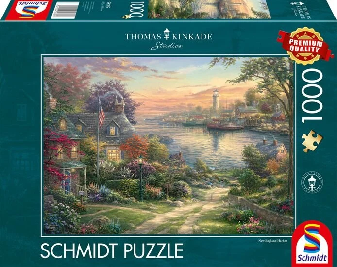 Schmidt Spiele Thomas Kinkade Studios: Hafen in Neuengland (1000 Teile)