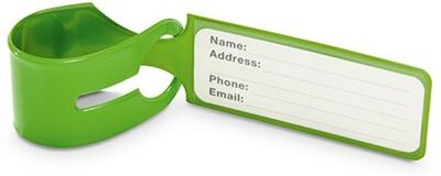 Portanome bagaglio in PVC , 24,8x3,8 cm, leggero, colorato Personalizzate o neutre