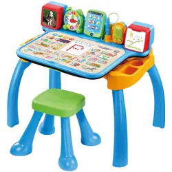 Vtech READY SET SCHOOL Magischer Schreibtisch 6in1, blau