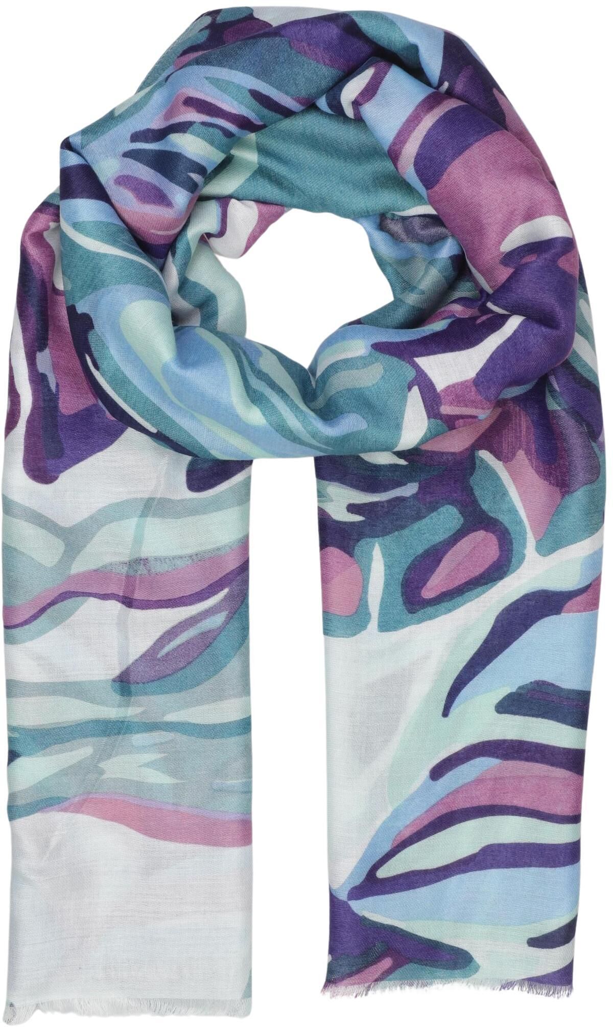 Zwillingsherz Damen Schal oder Tuch, Mehrfarbig, Synthetik - Second Hand