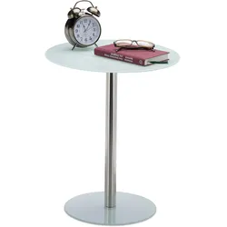 Relaxdays, Couchtisch + Beistelltisch, Beistelltisch (43 x 53 cm)