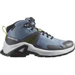 SALOMON Kinder Trekkingstiefel SHOES X RAISE MID GTX J Faded/Indigo Bun, Größe 31 in Grau Grau