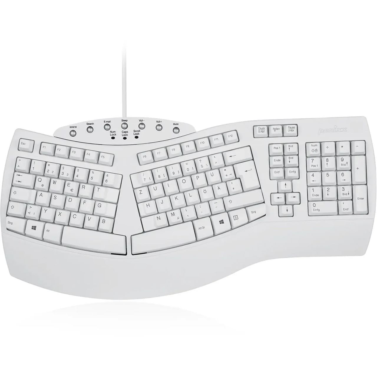 Perixx Periduo-512B Deutsch USB schwarz