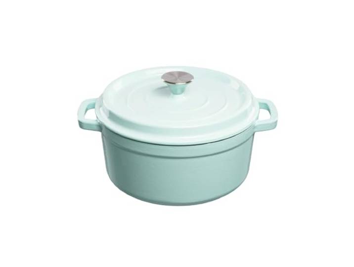 Grand Feu - Geëmailleerde gietijzeren braadpan - 3,5 ltr. - licht blauw