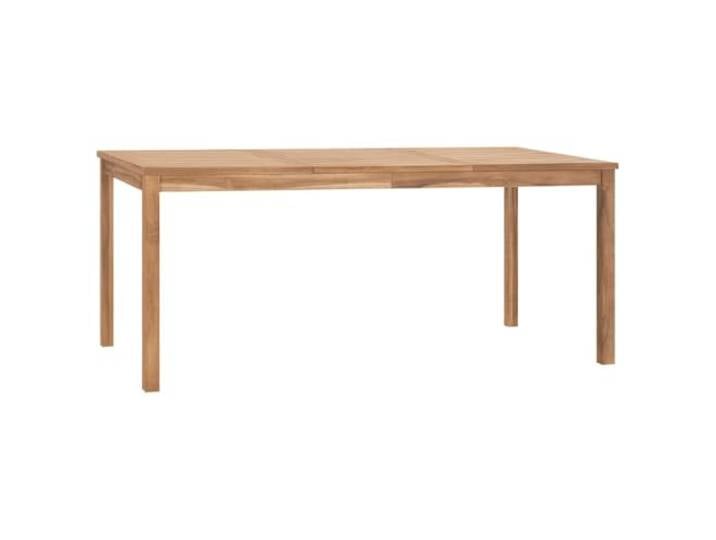 vidaXL Teak Massiv Garten Esstisch Gartentisch Holztisch Gartenmöbel Tisch Terrassentisch Balkontisch Massivholztisch Innen Außen 180x90x77cm