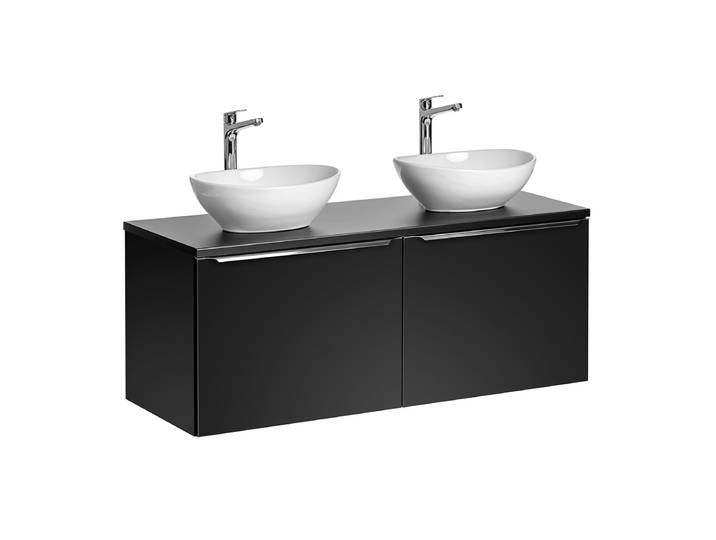 Meuble double vasque 120cm Éros Noir