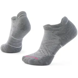 Smartwool Damen Run Targeted Cushion Low Ankle Socken - 42-45 - lightgrey white
