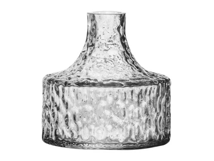 Skrufs Glasbruk Vase structure Kolonn 11 cm