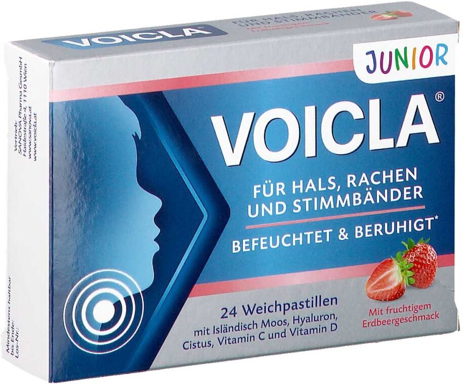VOICLA Junior Erdbeer Weichpastillen 24stk